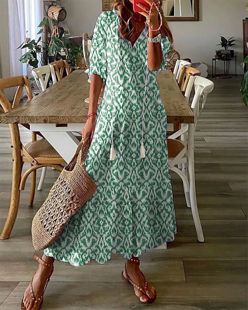 Lisa – Boho-Inspired A-Line Dress