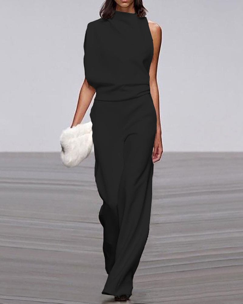 Versula - Premium One-Shoulder Jumpsuit