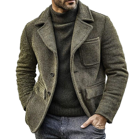 Men's Vintage Canvas Single Breasted Jacket 32815537X